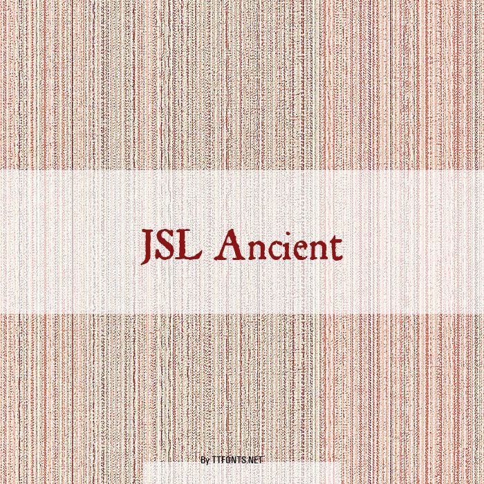 JSL Ancient example